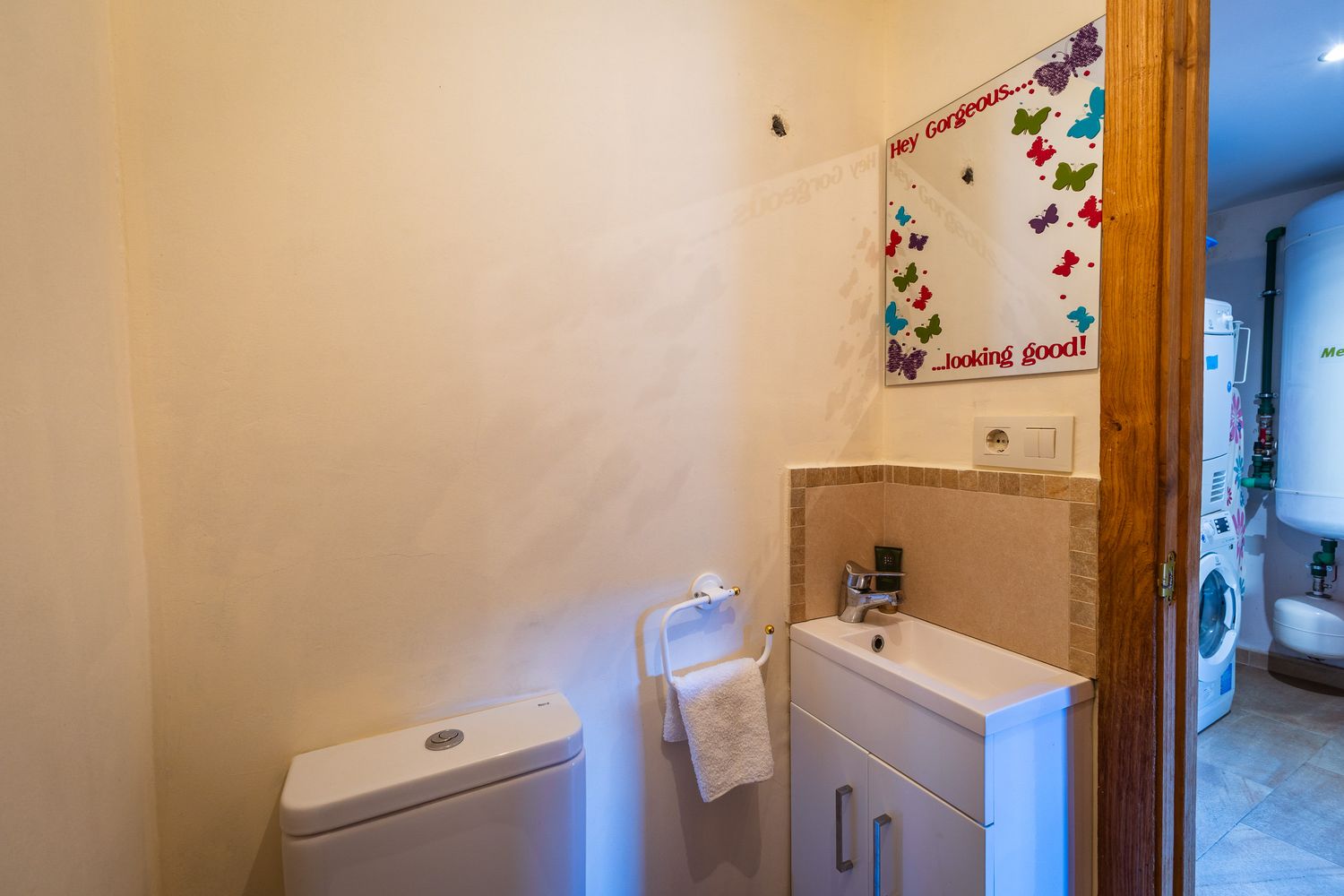 WC (and utility room) on ground floor